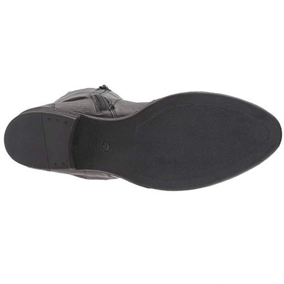 Corset-Style Steve Madden Black Leather Boots - Picture 7 of 8